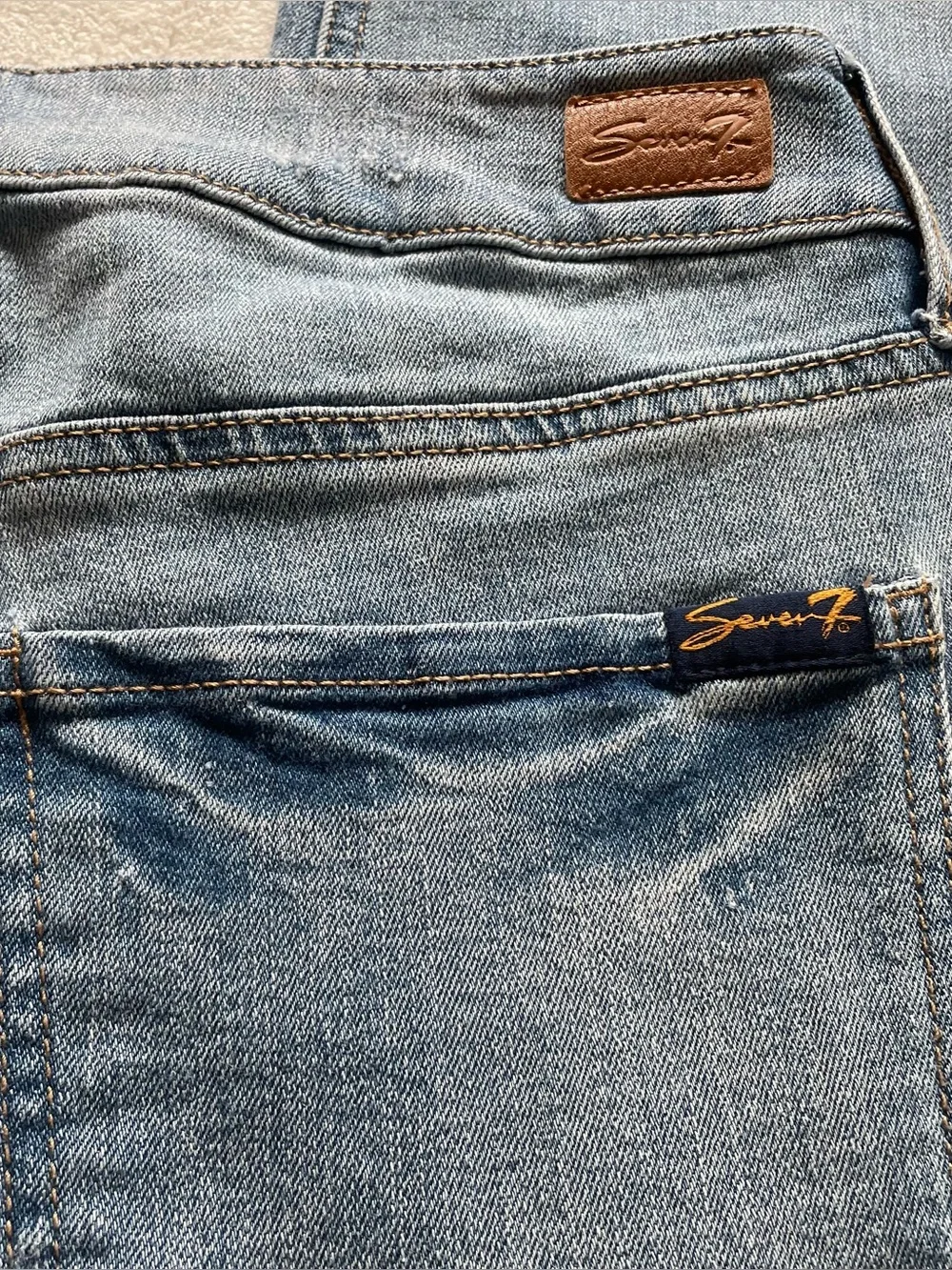Seven7 Jeans Ankle Cropped Denim Jeans size 6 - Picture 12 of 12